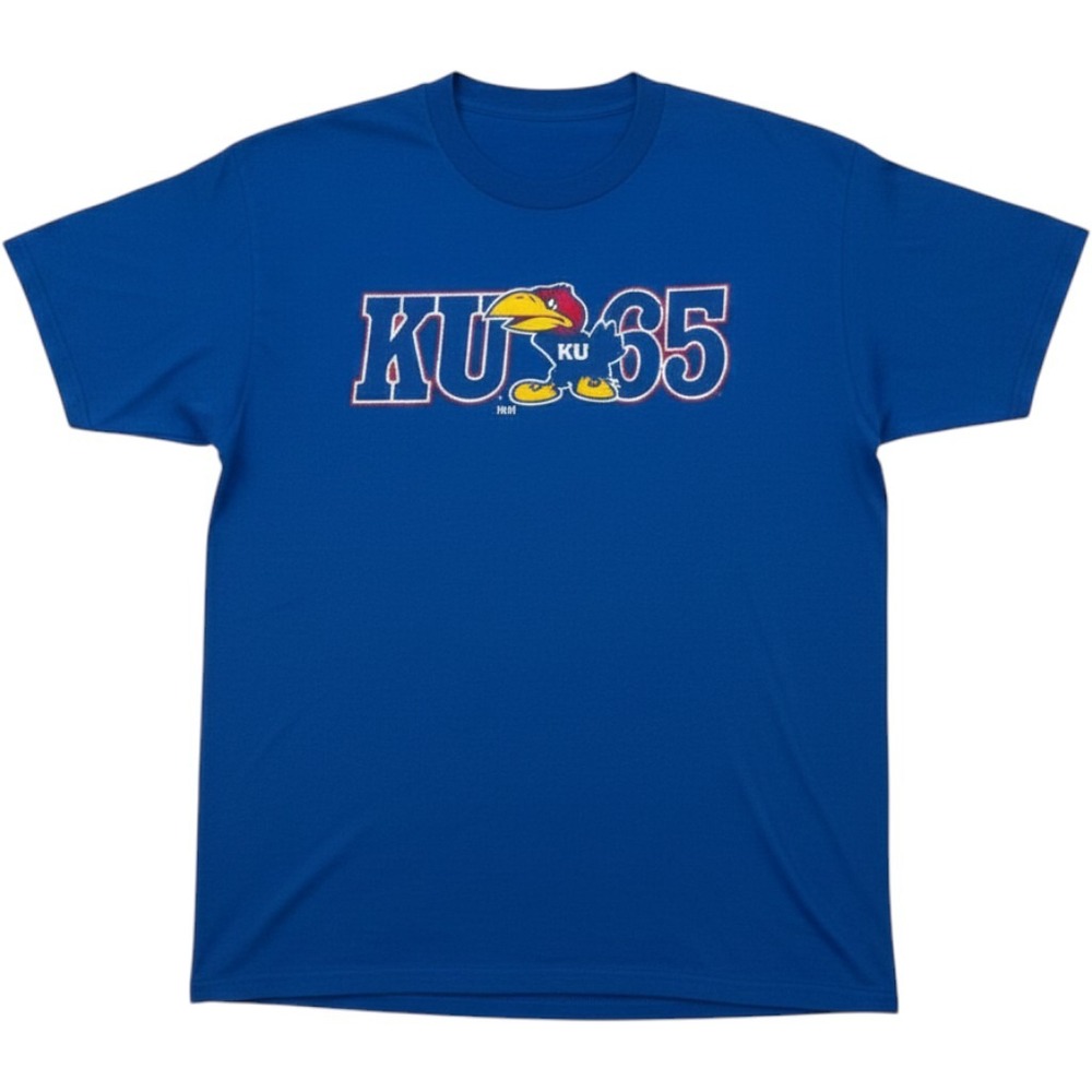 Gear For Sports Kansas Jayhawks KU 35 Graphic T-Shirt Mens XL Royal Blue NCAA